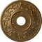 Ekena Millwork Valletta Ceiling Medallion (Fits Canopies up to 3 1/2"), 18"OD x 3 1/2"ID x 1"P, Pale Gold CM18VLPAS - alternate 1